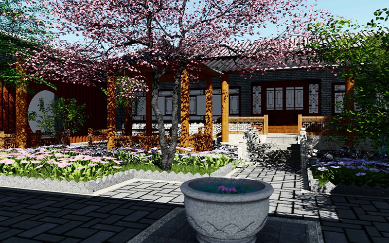 四合院景觀